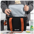 thumbnail image 3 of Bolsa lonchera  Bloosom portátil de gran capacidad y doble capa color Negro, 3 of 4
