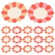 thumbnail image 2 of KAKOWELY 100 platos de papel florales: bandejas para servir para fiestas de cumpleaños infantiles - Artículos para fiestas florales - Platos desechables para baby shower/fiestas de té, 2 of 4