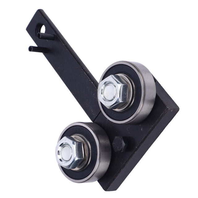 Outil de Réparation de Rail de Tronçonneuse, Outil de Raccordement de Rail de Tronçonneuse en Acier Noir Robuste et Efficace pour Broyage de Chaîne