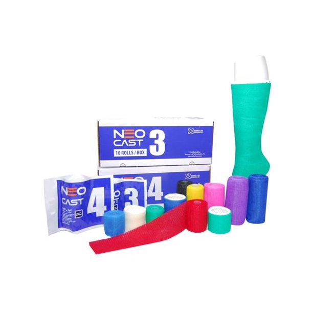 Neo Cast Npc 3f Gr 3 In X 4 Yards Fiberglass Casting Tape 44 Green 10 Rolls Per Box Walmart Com Walmart Com