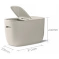 thumbnail image 3 of Contenedor de almacenamiento de arroz para cocina de 20 kg, con cubo sellado para harina de cereales Beige, 3 of 8