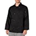 thumbnail image 3 of Chef Code Manteau de Chef pour Homme à 8 Boutons Perle, Noir, m, 3 of 6