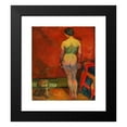 thumbnail image 2 of Immanuel Ibsen 12x14 Black Modern Framed Museum Art Print Titled - Back Facing Woman (1916), 2 of 5