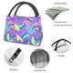 thumbnail image 4 of Fotbe Disco Roller Skates Bolsa Térmica Portátil con Estampado, Bolsa de Entrega de Alimentos Aislada, Bolsa Reutilizable de Gran Capacidad para Comidas y Supermercado, 4 of 6