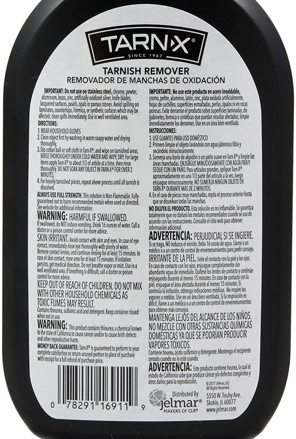 Tarn-X Metal and Jewelry Tarnish Remover - 12 Fl Oz (Pack of 2) — Residential Use, Standard Application