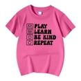 thumbnail image 4 of Gubotare Baby Girls Summer T-Shirt Baby Girls' and Toddler Short Sleeve Everyday T Shirts 3T 4T (Dark Purple,3-4 Years), 4 of 4