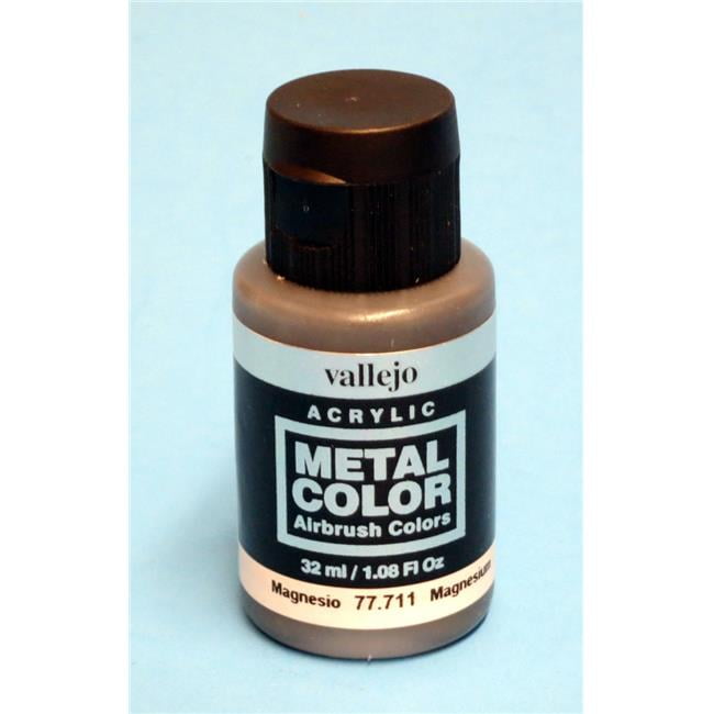 Acrylicos Vallejo VJP77711 32 ml Magnesium Metal Color Paint Walmart