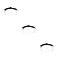 thumbnail image 4 of ziyahi Lunettes de Protection Réutilisables pour Hommes Lunettes Ajustables Transparentes 3ensemble, 4 of 6