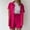 Hot Pink, variant on YHAJDS Womens Casual Outfit 2 Piece Set Short Sleeve Collar Top High Waist Drawstring Shorts Suit