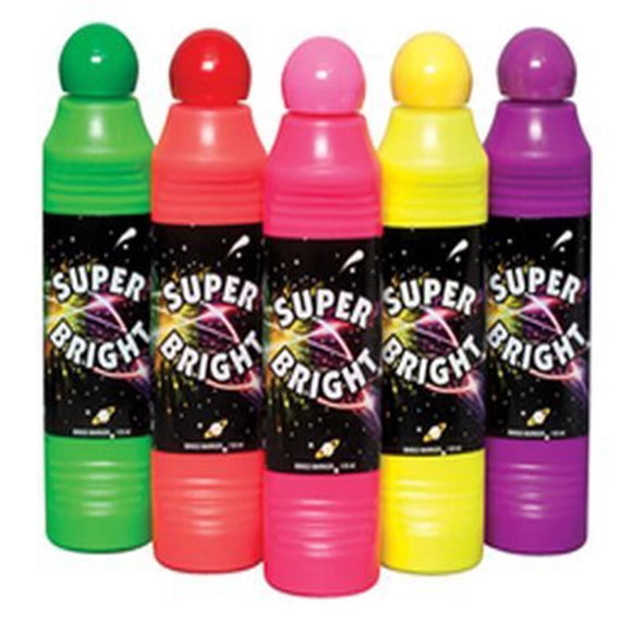 Juego de marcadores de bingo Dab-O-Ink Super Bright, 5 piezas, neón