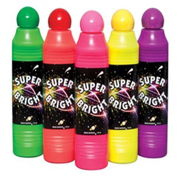Juego de marcadores de bingo Dab-O-Ink Super Bright, 5 piezas, neón