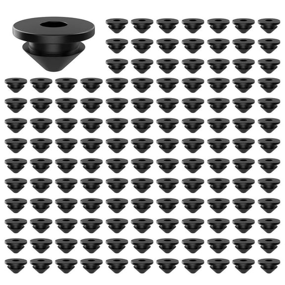 200PCS Cable Railing Rubber Grommets for 1/8Inch 5/32Inch 3/16Inch Metal Posts,Cable Kit