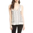 thumbnail image 2 of Joe's Womens Merles Knit Blouse, White, Small, 2 of 2