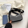 thumbnail image 3 of Bolsa de hombro con diamantes de imitación para mujer, bandolera para mujer, monedero con diamantes brillantes Tmvgtek Para Estrenar, 3 of 9