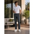 thumbnail image 2 of Mens Golf Pants Stretch Work Dress Pants 30"/32" Quick Dry Lightweight Casual Comfy Trousers with 3 Pockets, 2 of 7