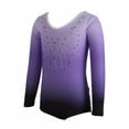 thumbnail image 3 of SYNPOS Gymnastics Leotards for Girls Long Sleeve Colorful Sparkle Leotard for Girl 5-12 Years, 3 of 13
