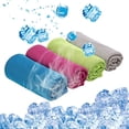 thumbnail image 1 of Nvzi Toalla refrescante, paquete de 4 toallas de hielo para el cuello, enfriamiento instantáneo, toalla suave y transpirable, toalla de microfibra de secado rápido de 40 x 12 pulgadas, 1 of 5