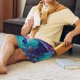 thumbnail image 5 of Fotbe Hawaiian Island Dolphin Pantalones Cortos de Pijama para Hombre, Ropa de Dormir, Pantalones de Pijama Cortos para Hombre-XX-Large, 5 of 6