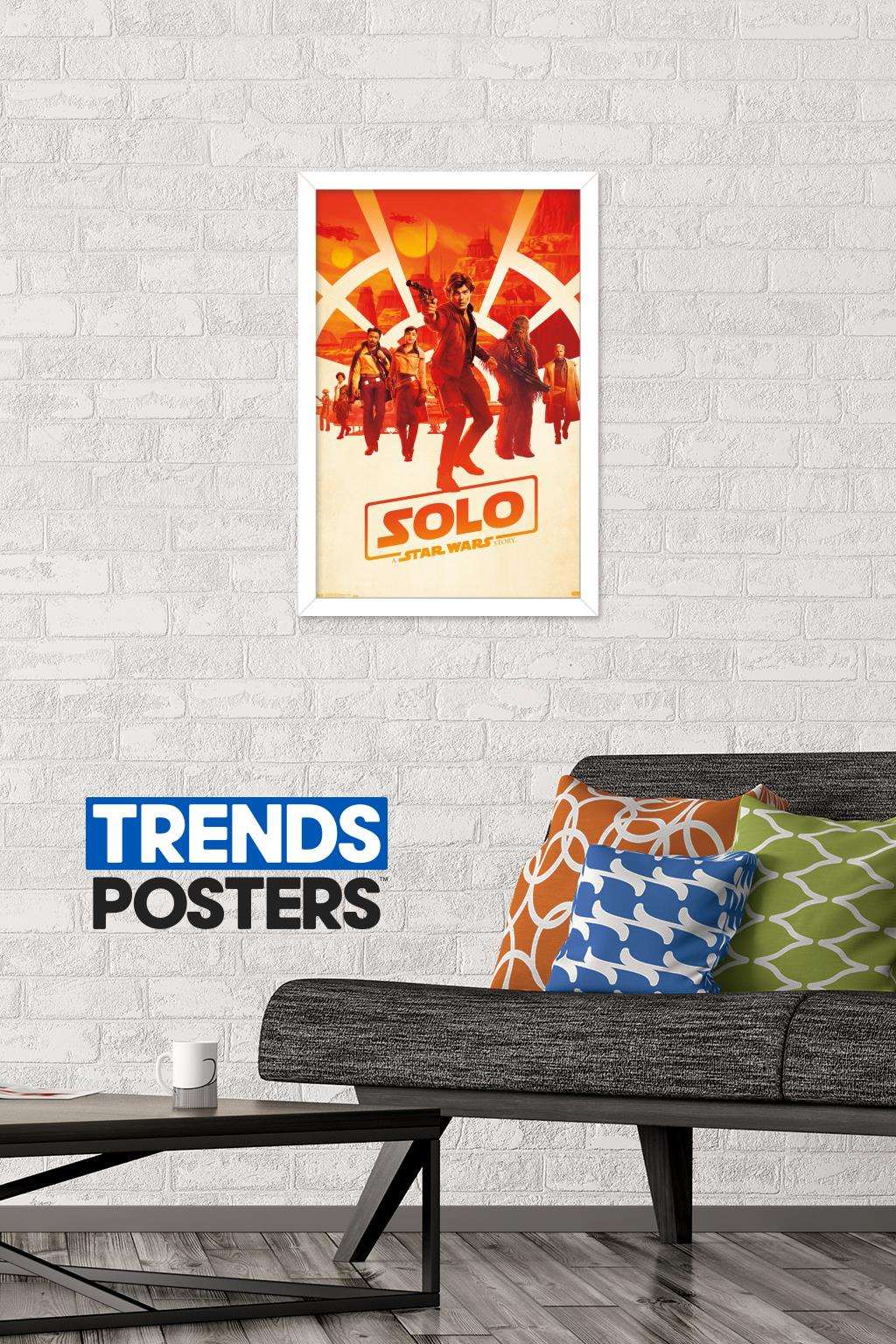 Star Wars: Solo - One Sheet Wall Poster, 14.725" x 22.375", Framed