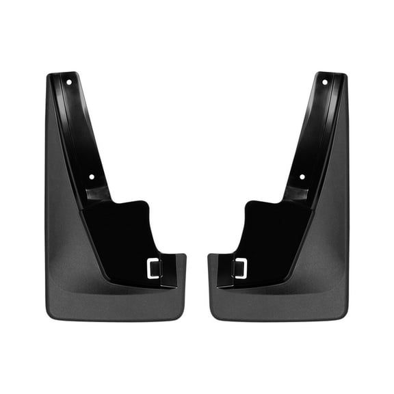 WeatherTech Custom No Drill Splash Guard MudFlaps compatible with 2011-2017 Dodge Durango, Front Pair - Black