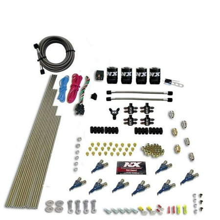 - Nitrous Express 8 CYL PIRANHA DIRECT PORT, 4 SOLENOIDS, WITH 10LB BOTTLE (200-500HP EFI JETs) 80001EFI-15