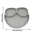 thumbnail image 3 of Large Cereal Bowls Silicone Baby And Toddler Plates Non Slip Divided Tableware Food Meal Bowl Easy To Clean, 3 of 4