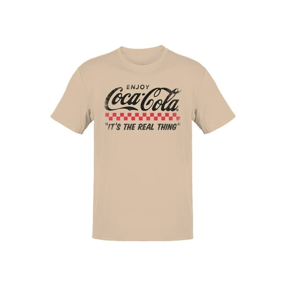 Officially Licensed Coca Cola Enjoy The Real Thing Men's T-shirt