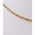 thumbnail image 4 of Italian Vermeil 1.5mm Rope Chain 18" Necklace 10024B, 4 of 5
