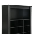 thumbnail image 6 of MAYEERTY Stylish Design 30 Shoe Cubby Console, Contemporary Shoe Cabinet with Multiple Storage Capacity, Free Standing Tall Cabinet with Versatile Use for Hallway, Bedroom, Black, 6 of 16