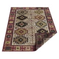 thumbnail image 3 of HAND KNOTTED SUMAK JUTE ECO-FRIENDLY AREA RUGS - 5'x8', Rectangle Shape, Beige Red Color, Oriental Pattern, High Pile, Natural Fiber, Outdoor Indoor Handmade Area Rugs for Living Room (J00017), 3 of 5