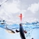 thumbnail image 1 of 21cm 124g Señuelos de pesca de pez volador biónico Cebo suave artificial (Rojo), 1 of 6