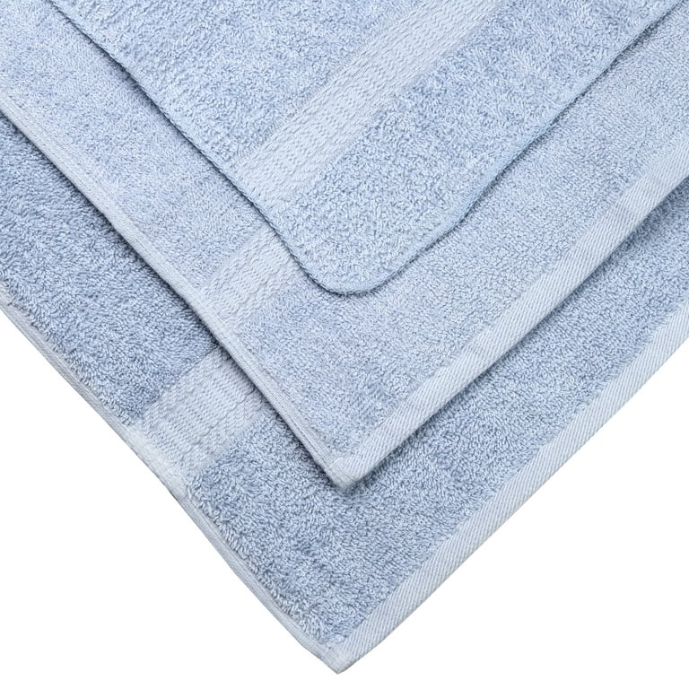 Infinity Blue 18 Piece Soft Cotton Bath Towel Set