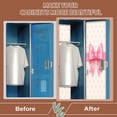 thumbnail image 5 of Coquette 2 Pcs School Locker Magnetic Wallpaper 12" x 36" Cute Pink Ribbon Bow Heart Reusable Removable Locker Accessories Back to School Supplies, 5 of 7