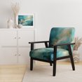 thumbnail image 2 of Designart « Turquoise Calme II » Fauteuil d'Appoint Rembourré à Paysage Abstrait Sarcelle - Fauteuil Moderne pour Salon, 2 of 7