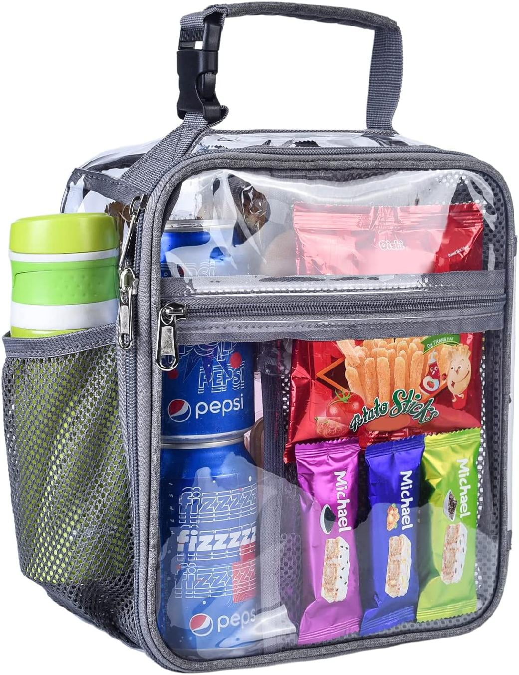 Clearworld Stadium Approved Clear Lunch BagSee Through Lunch Box