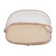 thumbnail image 5 of Carpa para alimentos, cesta de bambú tejida a mano, bandeja para frutas, cesta , contenedor, plato para servir comida, cubierta de malla para 35cmx37cmx16cm, 5 of 9