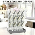 thumbnail image 4 of Baby Bottle Drying Rack - Large Vertical Bottle Dryer Rack Holder, Space Saving Countertop Drying Rack Baby Accessory for Baby Bottles and Pump Parts (Gray), 4 of 11