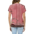 thumbnail image 4 of Pohista Womens Summer Tops Dressy Casual Tshirts Shirts for Women Graphic Summer Blouses for Women Casual Casual Tops for Women Short Sleeve orders placed, 4 of 5