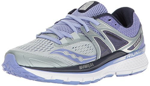 Saucony - Saucony Women's Triumph Iso 3 Running Shoe, Grey Purple, 6 B(M) US - Walmart.com - Walmart.com