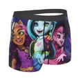 thumbnail image 2 of Sigee Monster High (52) for Men's Cotton Panties Soft, Breathable, and Comfortable Boxer Briefs,Small, 2 of 7