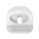 thumbnail image 4 of Soporte de sobremesa para cargador de teléfono - Soporte de silicona para cargador inalámbrico MagSafe, Negro/Blanco, 4 of 4