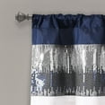 thumbnail image 2 of Lush Decor Night Sky Sequins Valance Single Yellow/Gray 18X52, 2 of 11