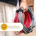 thumbnail image 4 of 6 Pack 17 Inch Adjustable Extension Cord Holder Organizer with Triangle Clips Heavy Duty Storage Straps Extension Cord Hanger for Men Workshop and Garage Organization and Storage Number of Items: 6, 4 of 6