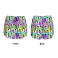 thumbnail image 6 of Goofa Graffiti Pineapples Printed Women 2 in 1 Running Shorts,Quick Dry Athletic Workout Shorts,High Waisted Athletic Shorts with Liner Pockets-X-Large, 6 of 9