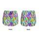 thumbnail image 3 of Balery Graffiti Pineapples Pantalones cortos deportivos para mujer con forro y dos bolsillos, elásticos, para entrenamiento, gimnasio, yoga-Small, 3 of 7