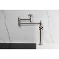 thumbnail image 3 of Kingston Brass KS3708RX Belknap Deck Mount Pot Filler Faucet, Brushed Nickel, 3 of 7