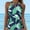 Green, variant on Stylish Women's Tankini Set - Lace Up Swimwear Tops with Underwire Full Coverage Bikini Push Up Crop Top for Beach and Pool