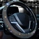 thumbnail image 1 of Funda para volante de coche BuyWeek artesanía superior terciopelo vidrio, 1 of 9