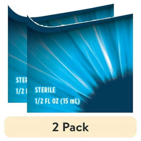 (2 pack) Bausch + Lomb Muro 128 Solution 5% 15 ML Each