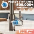 thumbnail image 6 of SUNRINX Smart Kitchen Faucet, Touchless Motion Sensor Sink Faucet with 3 Spray Modes, Gun Ash, 6 of 9